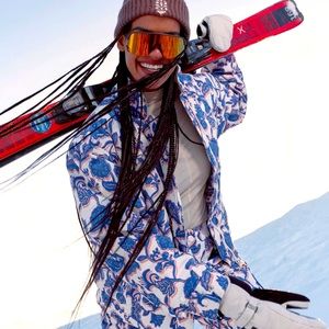 Free People Movement Bunny Slope Printed Puffer Jacket